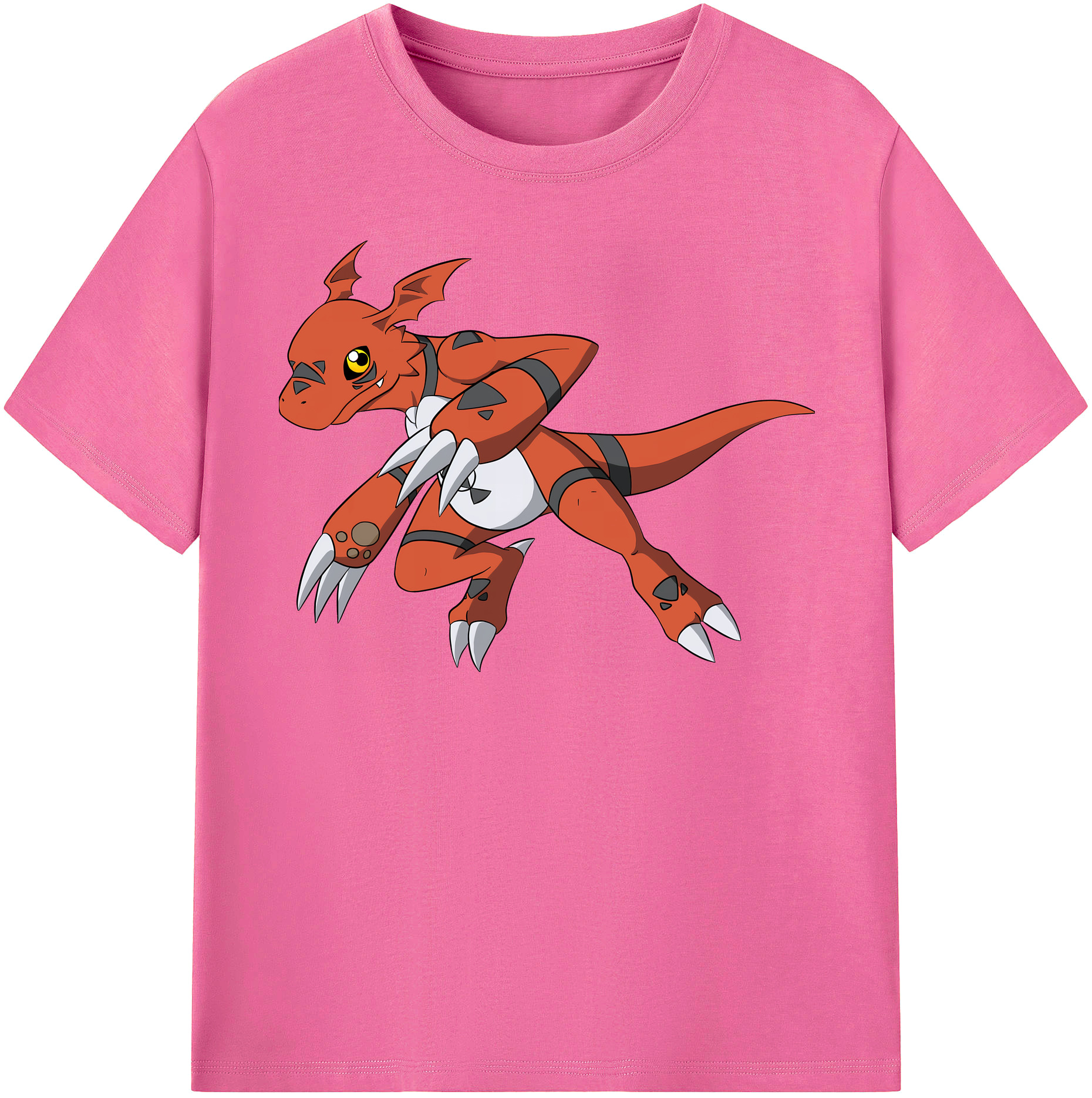 （画像用） Digimon デジタルモンスター/デジモン レディースカジュアルプリントTシャツ（綿100％）